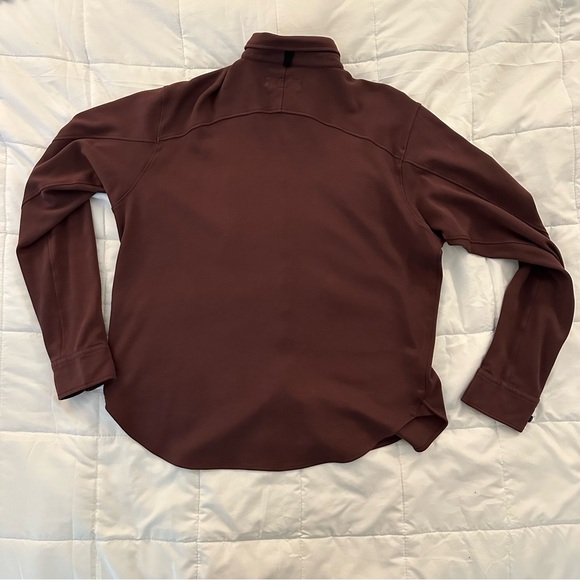 Rag & Bone Engineered Jack Button Up Shirt | Men’s XL | Burgundy Red - Picture 4 of 8